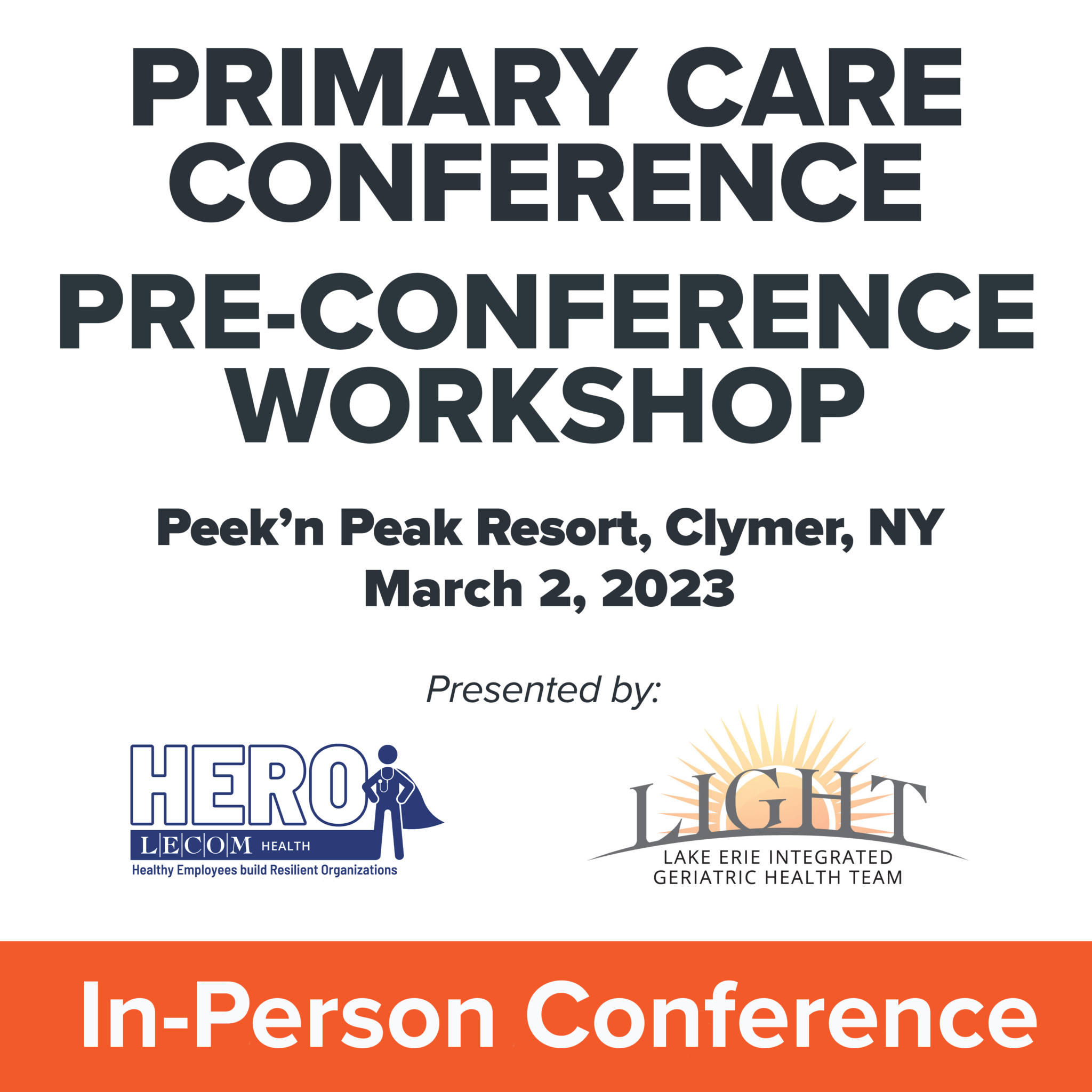 PreConference 2023 CME Conferences